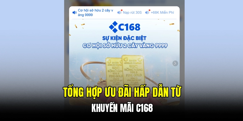 Tổng hợp ưu đãi hấp dẫn từ khuyến mãi C168